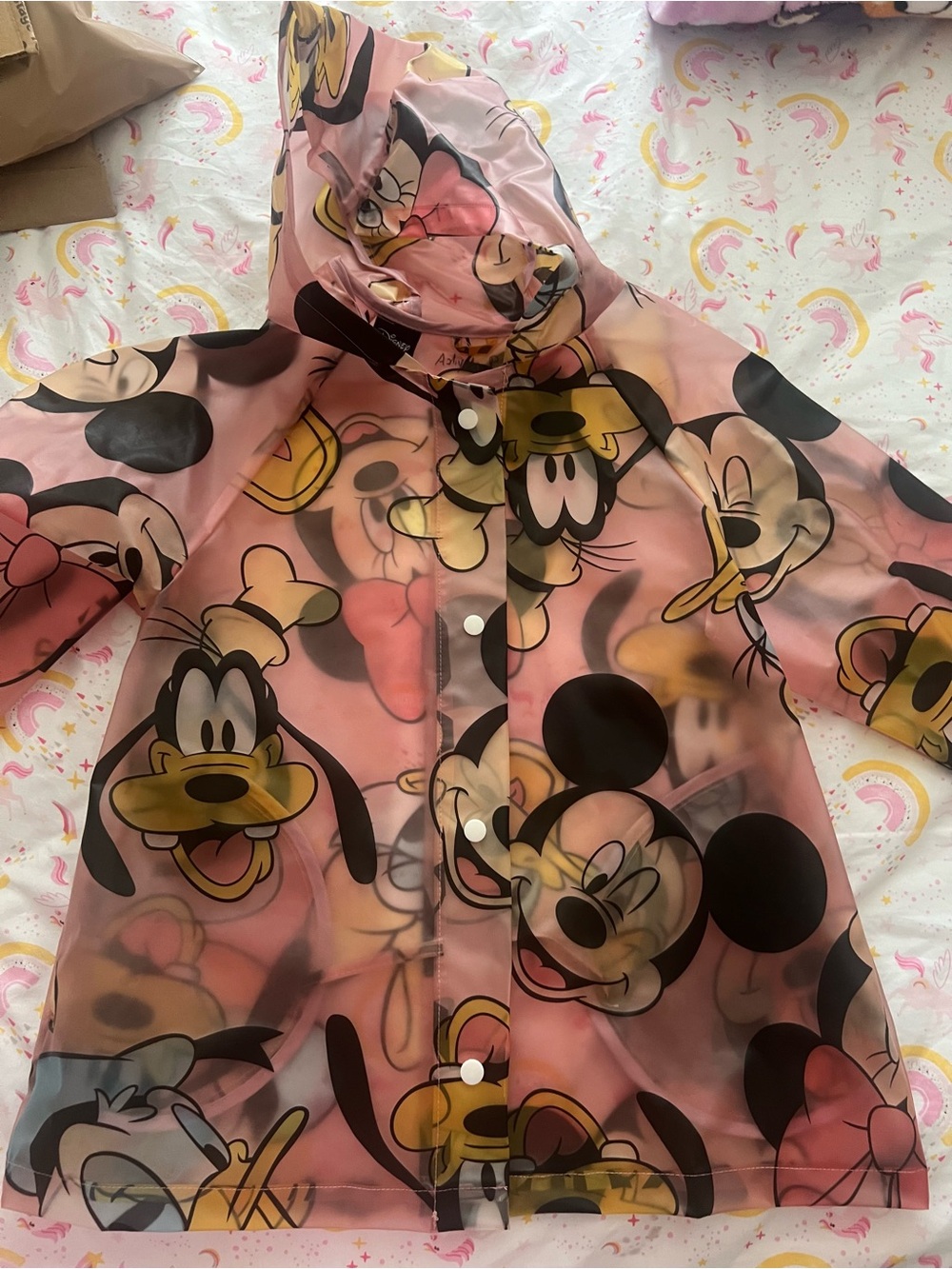 Zara Disney Minnie Mouse raincoat size 5-6 years